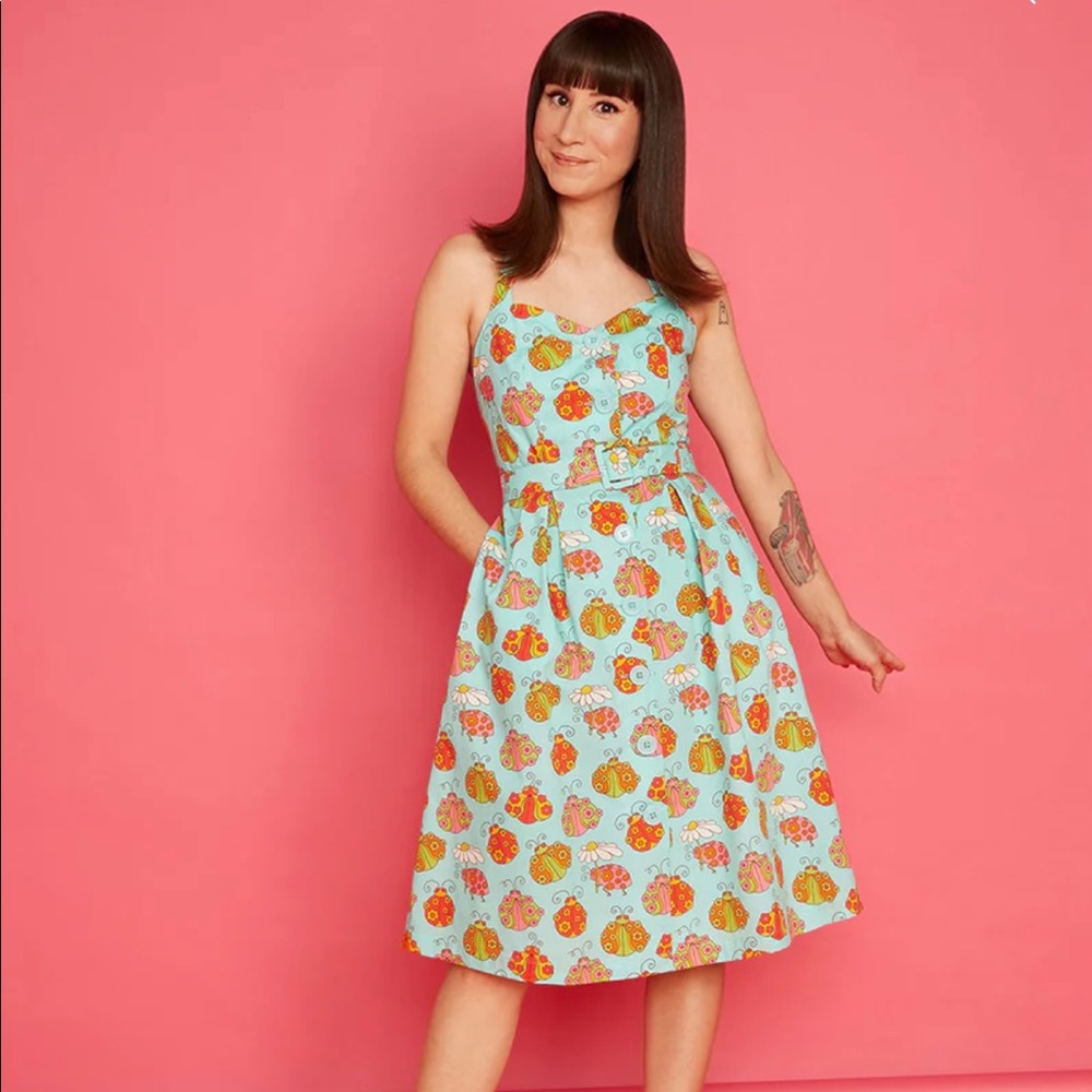 BNWT ModCloth X Marisol Muro Fit and Flare Dress!